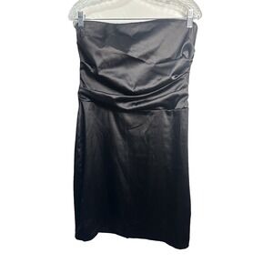 roulette‎ womens strapless sleeveless black dress size 12